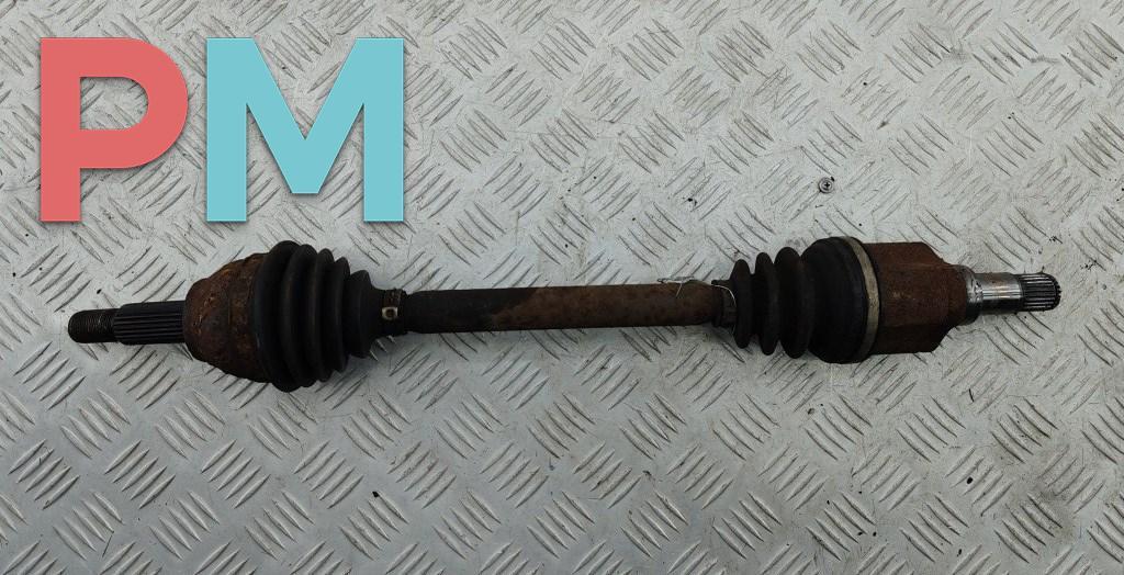 полуось передняя левая (приводной вал, ШРУС) Ford Fusion 1 поколение 2004, 1.4 л., бензин, МКПП, синий, хетчбэк 5 дв. - фото №1