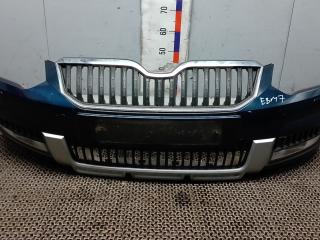 бампер передний Skoda Yeti 1 поколение [рестайлинг] 2013, 2.0 л., дизель, МКПП, внедорожник 5 дв.