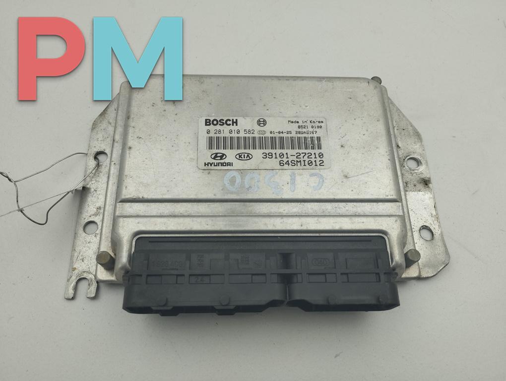 ЭБУ Hyundai Santa Fe 1 поколение (SM) 2001, 2.0 л., дизель, МКПП, коричневый, внедорожник 5 дв., 3910127210 - фото №1