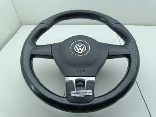 руль Volkswagen Passat B6 2010, 1.6 л., бензин, МКПП, серый, универсал, 3C8419091AQ, 3C8880201H