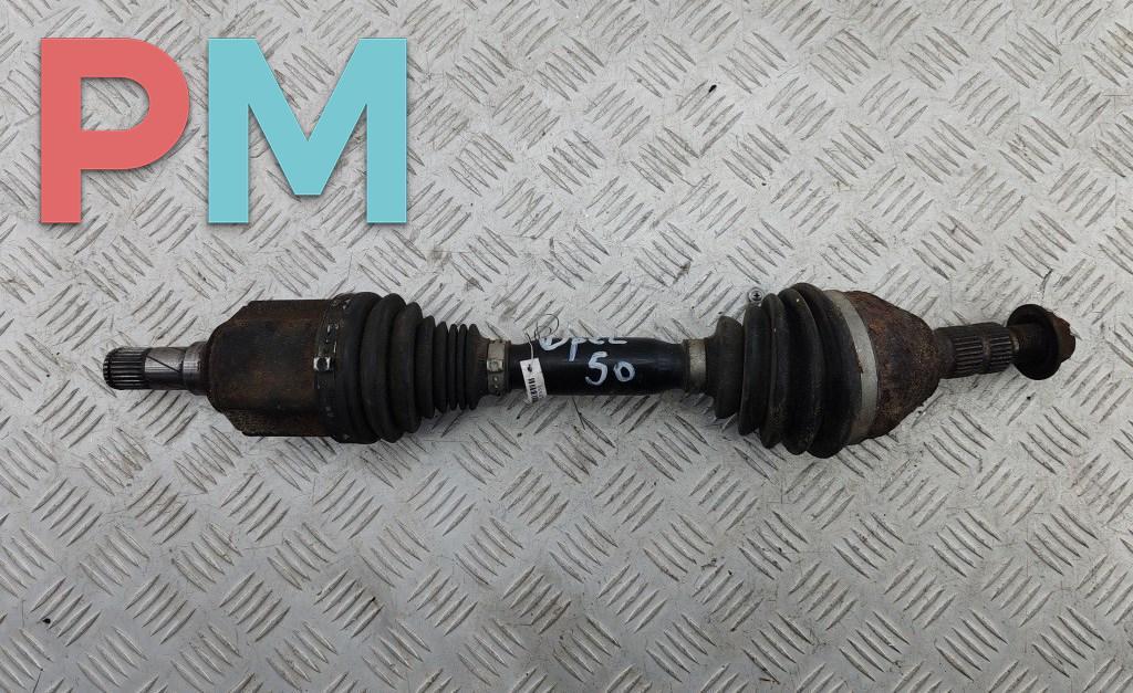 полуось передняя левая (приводной вал, ШРУС) Opel Zafira 2 поколение (B) 2006, 1.9 л., дизель, МКПП, серый, минивэн - фото №1