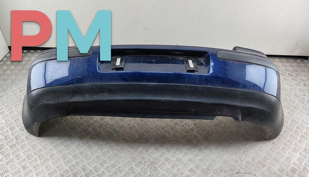 бампер задний Volkswagen Golf 4 поколение 2000, синий, хетчбэк 3 дв., 1J6807421 - фото №1