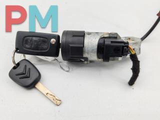 замок зажигания Citroen C4 1 поколение 2007, 1.4 л., бензин, МКПП, чёрный, хетчбэк 5 дв., N0502455