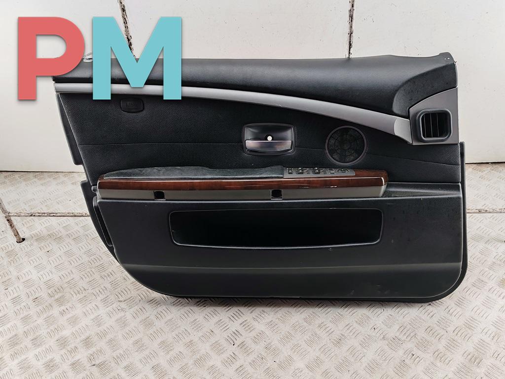 обшивка двери задняя левая BMW 7 серия E65/E66/E67 2003, 4.4 л., бензин, АКПП, зелёный, седан, 100014348 - фото №1