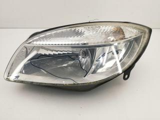 фара левая Skoda Fabia 2 поколение (5J) 2009, 1.4 л., бензин, МКПП, серый, универсал, 24783100