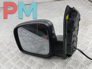 зеркало левое Volkswagen Caddy 3 поколение 2006, 2.0 л., бензин, МКПП, красный, фургон