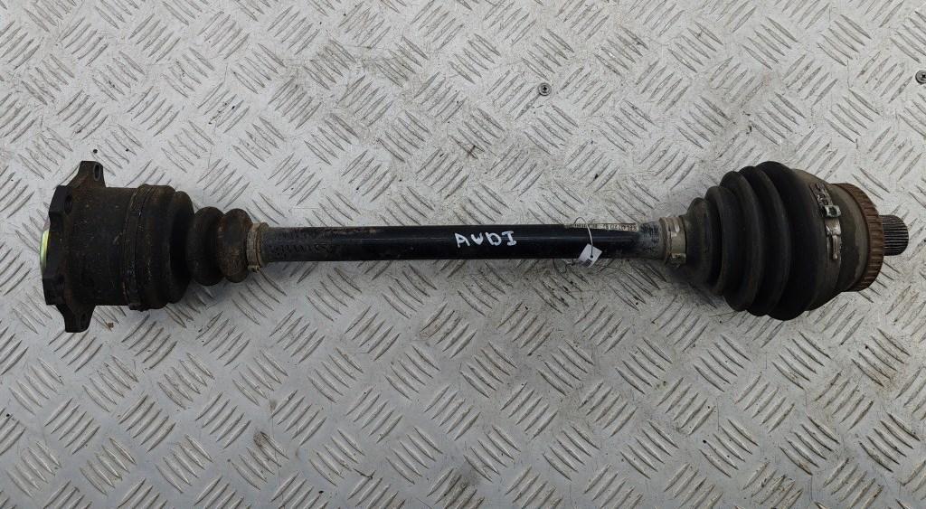 полуось передняя левая (приводной вал, ШРУС) Audi A4 B6 2003, 2.5 л., дизель, МКПП, красный, универсал, 8E0407271BJ - фото №1