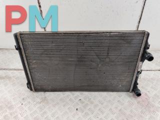 радиатор охлаждения Volkswagen Touran 1 поколение 2003, 1.9 л., дизель, МКПП, серый, минивэн, 1K0121253H