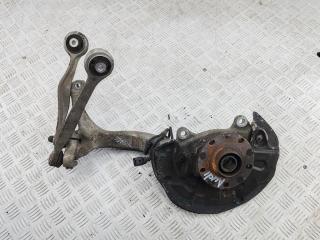Кулак (корпус ступицы) передний левый Audi A4 B6 2002, 2.0 л., бензин, МКПП, чёрный, седан