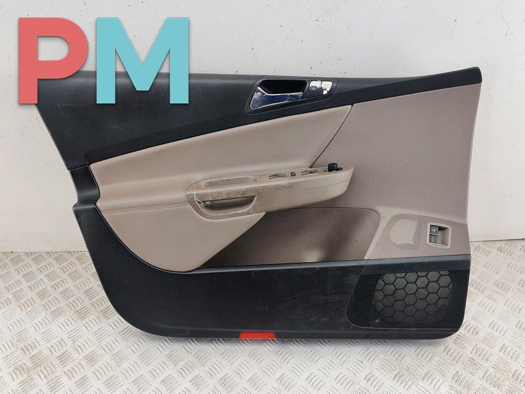 обшивка двери передняя левая Volkswagen Passat B6 2005, 2.0 л., бензин, АКПП, чёрный, универсал, 3C1867011 - фото №1