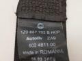 ремень безопасности Skoda Octavia mk2 (A5 1Z) 2008, 2.0 л., дизель, МКПП, красный, универсал, 1Z0857702B - фото №3