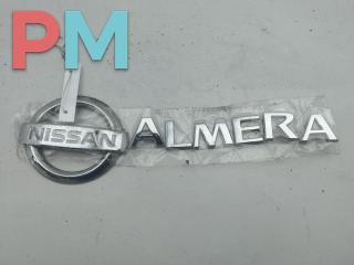 эмблема Nissan Almera N16 [рестайлинг] 2003, 1.5 л., бензин, МКПП, серый, хетчбэк 5 дв., 90890BN700