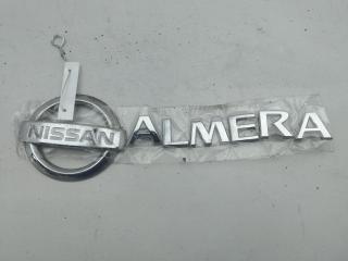 эмблема Nissan Almera N16 [рестайлинг] 2003, 1.5 л., бензин, МКПП, серый, хетчбэк 5 дв., 90890BN700
