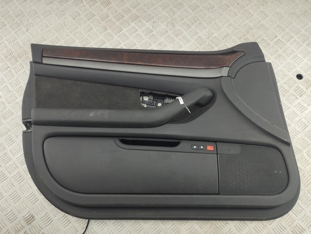 обшивка двери передняя левая Audi A8 D3 2003, 4.2 л., бензин, АКПП, синий, седан, 4E0868015