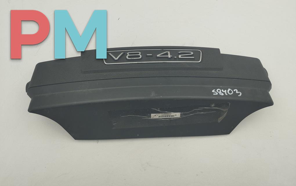 декоративная крышка двигателя Audi A8 D3/4E 2003, 4.2 л., бензин, АКПП, синий, седан, 077103925 - фото №1