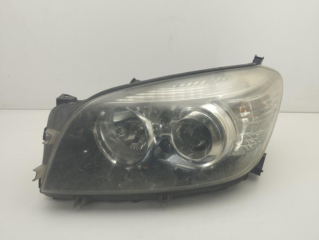 фара левая Toyota RAV4 XA30 2006, 2.2 л., дизель, МКПП, чёрный, внедорожник 5 дв.