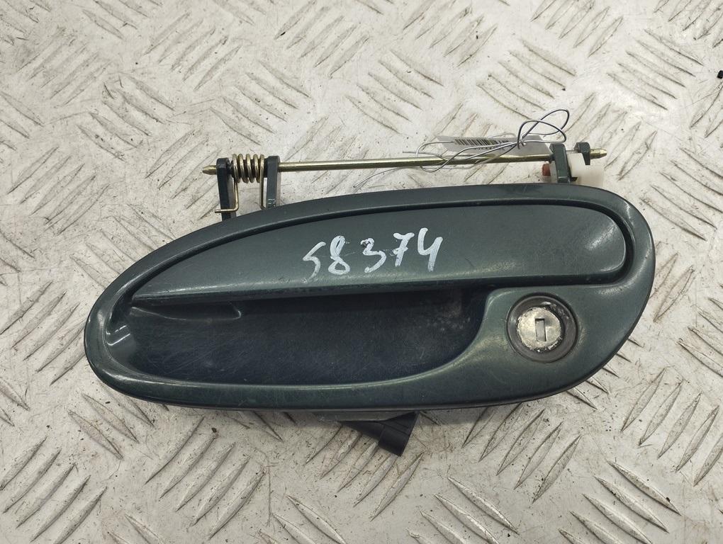 ручка наружная передняя левая Opel Omega B 1997, 2.0 л., бензин, АКПП, зелёный, седан