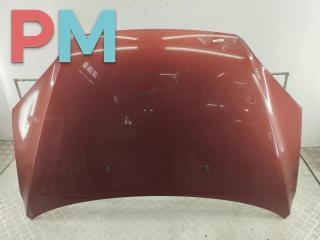 капот Ford Focus 2 поколение [рестайлинг] 2007, 1.6 л., дизель, МКПП, красный, универсал