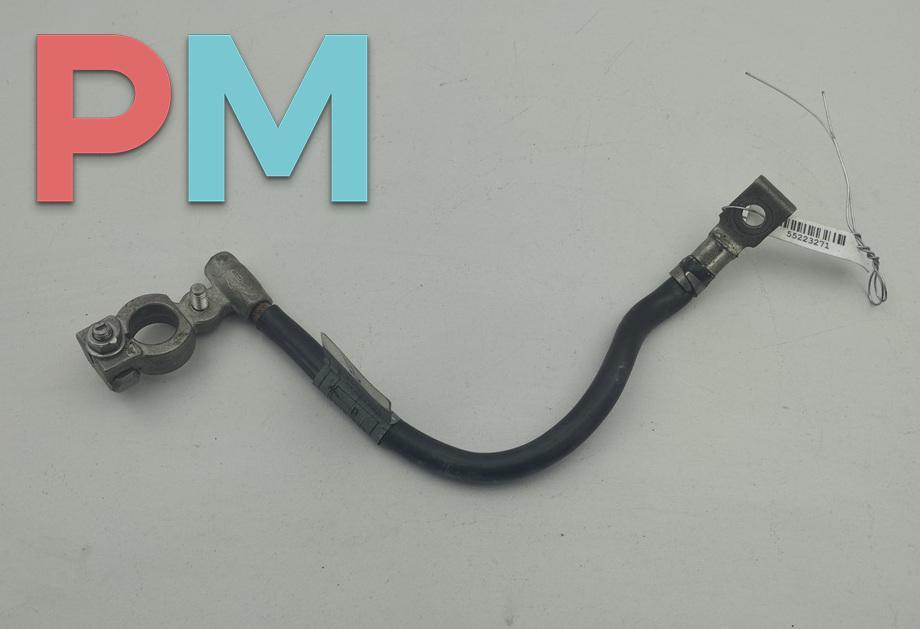 минусовой провод аккумулятора BMW 7 серия E65/E66/E67 2003, 4.4 л., бензин, АКПП, зелёный, седан, 6928050 - фото №1