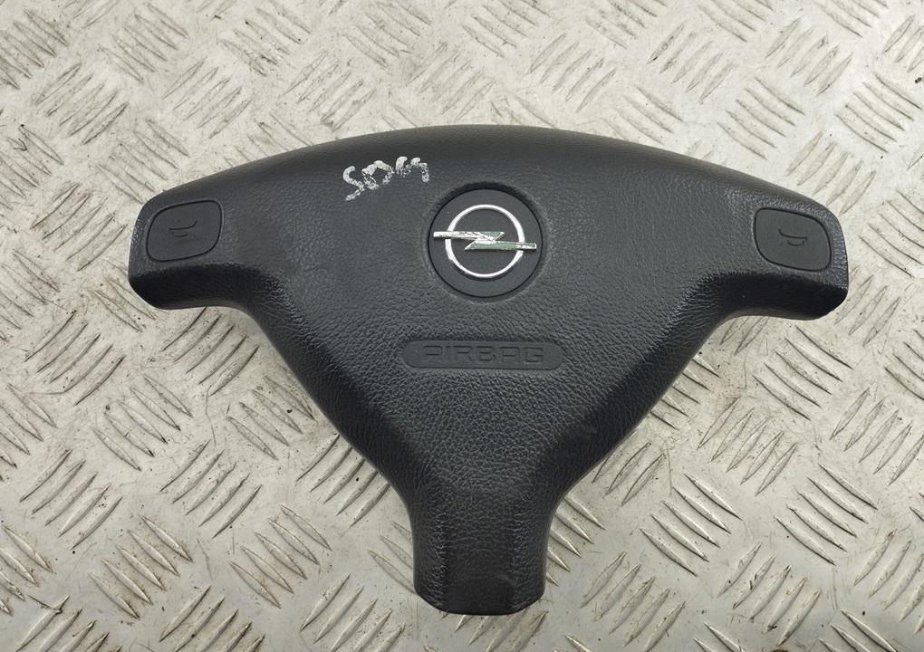 подушка безопасности водителя Opel Astra G 1999, 1.6 л., бензин, МКПП, серый, универсал, 90437285 - фото №1