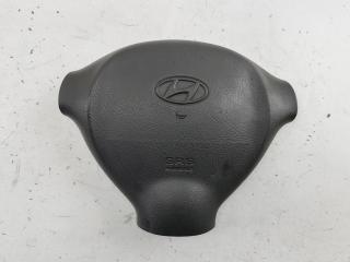 подушка безопасности водителя Hyundai Santa Fe 1 поколение (SM) 2003, 2.4 л., бензин, МКПП, серый, внедорожник 5 дв., 5205092
