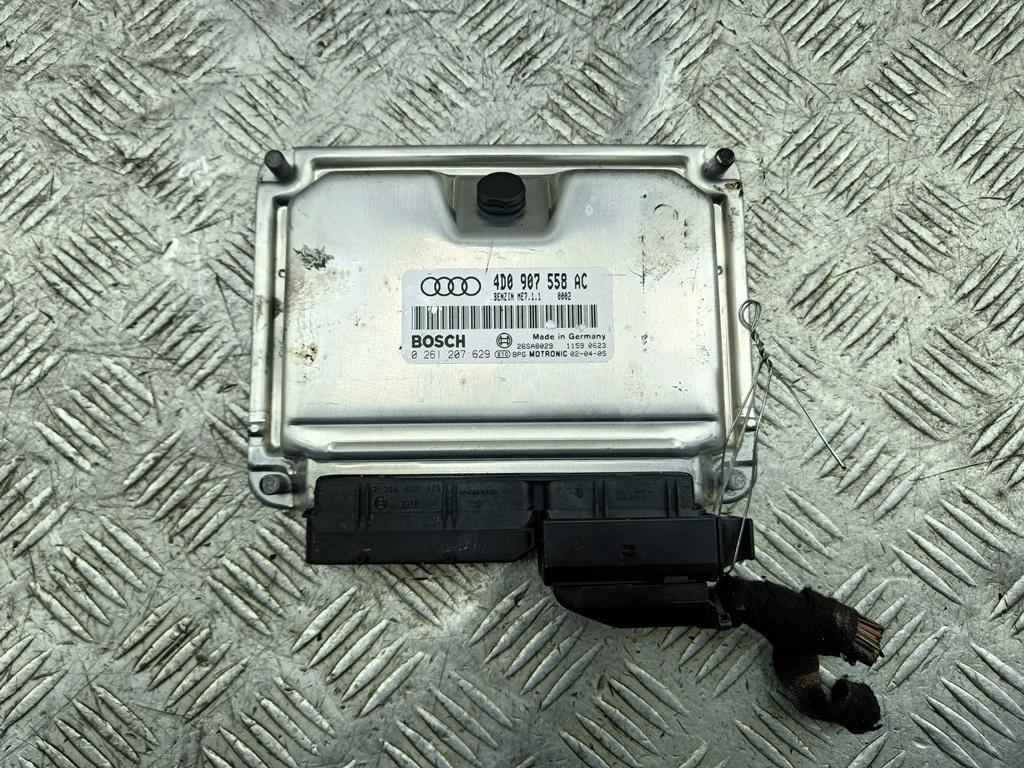 ЭБУ Audi A8 D2 2002, 4.2 л., бензин, АКПП, серый, седан, 4D0907558AC, 0261207629