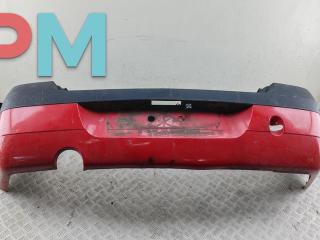 бампер задний Dacia (Renault) Logan I 2007, красный, седан