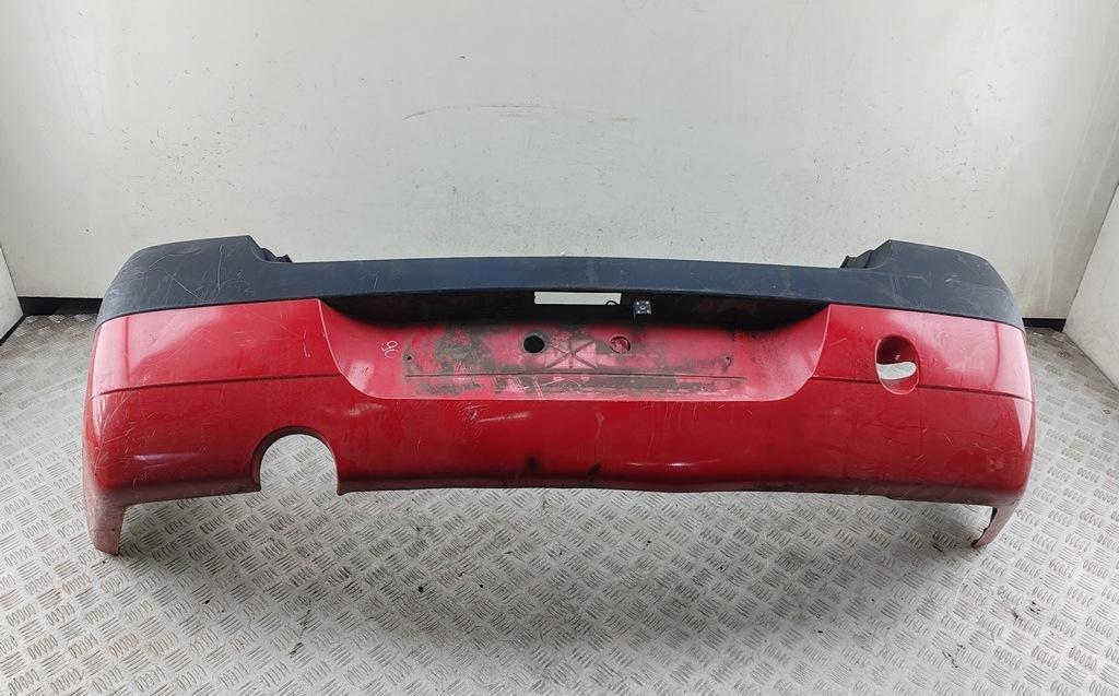 бампер задний Dacia (Renault) Logan I 2007, красный, седан