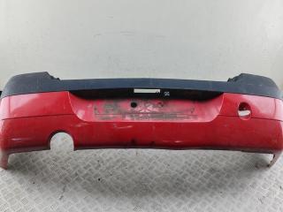 бампер задний Dacia (Renault) Logan I 2007, красный, седан
