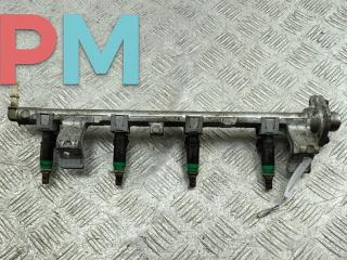Форсунка топливная (комплект) Ford Focus 2 поколение 2005, 1.6 л., i, бензин, МКПП, синий, хетчбэк 3 дв., 98MF9F593BB