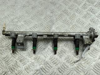 Форсунка топливная (комплект) Ford Focus II 2005, 1.6 л., i, бензин, МКПП, синий, хетчбэк 3 дв., 98MF9F593BB