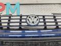 бампер передний Volkswagen Sharan 1 поколение [рестайлинг] 2000, дизель, синий, минивэн, 7M3807221 - фото №10