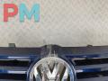 бампер передний Volkswagen Sharan 1 поколение [рестайлинг] 2000, дизель, синий, минивэн, 7M3807221 - фото №12