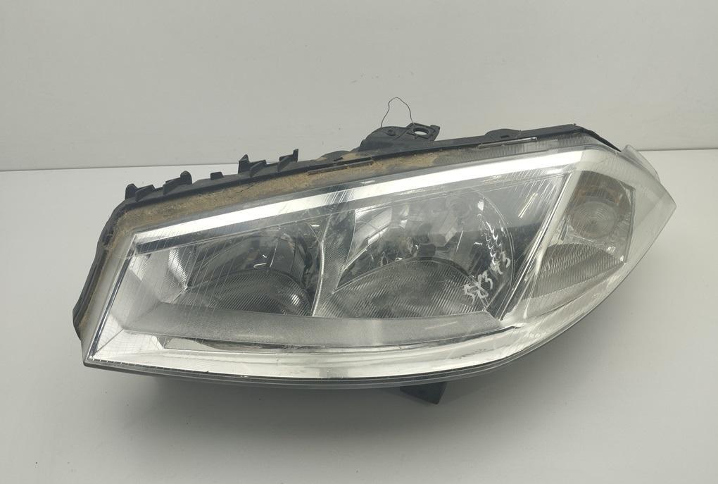 фара левая Renault Megane 2 поколение 2004, 1.6 л., бензин, МКПП, чёрный, универсал, 20A290 - фото №1