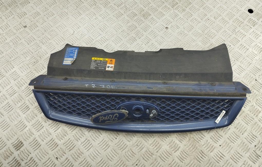 решетка радиатора Ford Focus 2 поколение 2005, синий, хетчбэк 3 дв., 4M518C436AC - фото №1