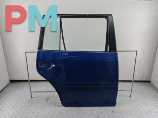 дверь сдвижная Volkswagen Touran 1 поколение [рестайлинг] 2006, синий, минивэн
