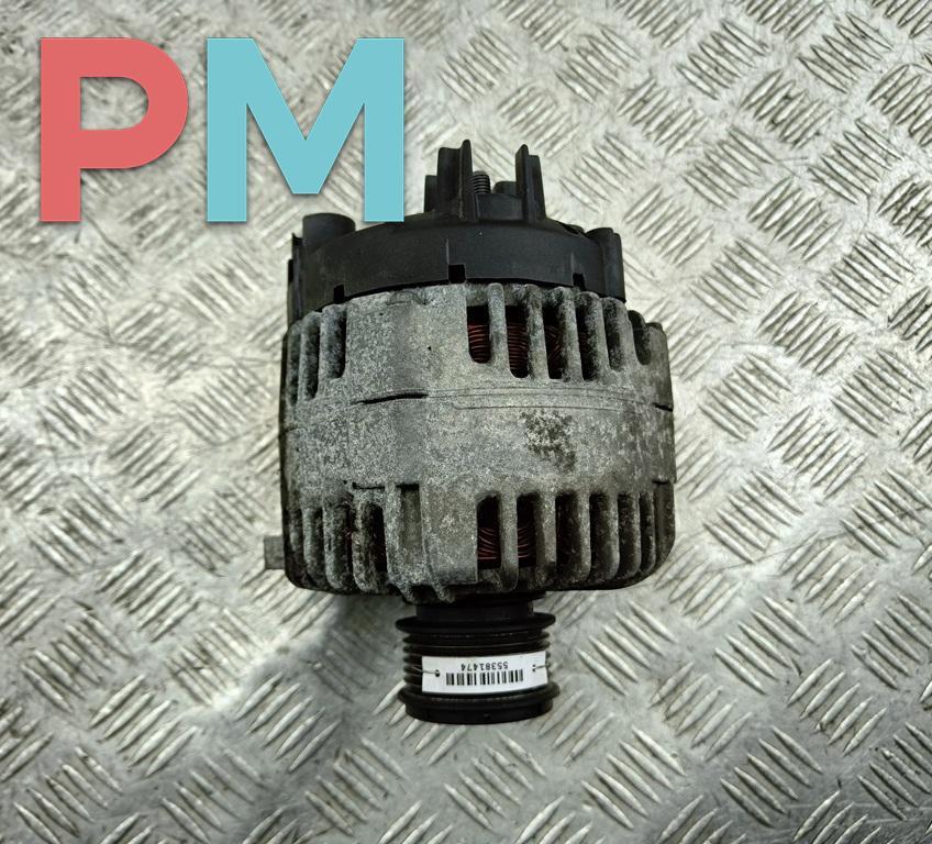 генератор Volkswagen Touran 1 поколение 2003, 1.9 л., дизель, МКПП, серый, минивэн, 06F903023C - фото №1