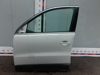 дверь передняя левая Volkswagen Tiguan 1 поколение [рестайлинг] 2012, 2.0 л., дизель, МКПП, внедорожник 5 дв.