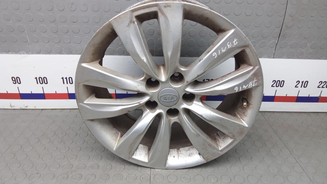 диск литой Kia Sorento 2 поколение 2010, 2.2 л., дизель, АКПП, внедорожник 5 дв., 529102P180 - фото №1