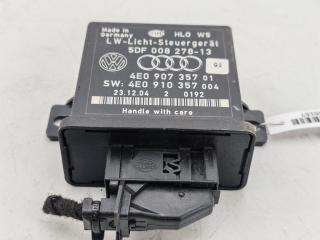блок управления светом Audi A8 D3/4E 2003, 4.2 л., бензин, АКПП, синий, седан, 4E0907357