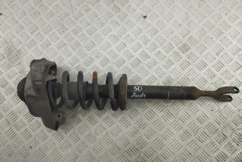 стойка передняя Audi A6 4F/C6 2006, 3.0 л., дизель, АКПП, серый, седан, 4F0413031AM - фото №1