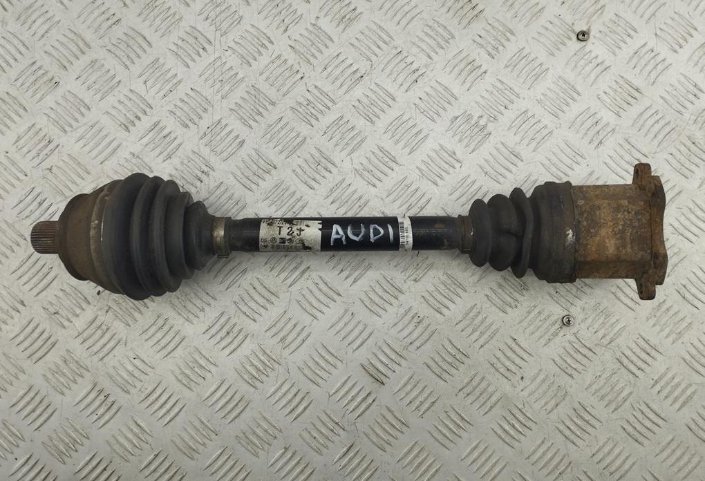 полуось передняя правая (приводной вал, ШРУС) Audi A6 4F/C6 2007, 2.7 л., дизель, АКПП, серый, универсал, 4F0407272T - фото №1