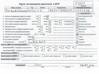 двигатель Mercedes-Benz Vaneo W414 2002, 1.9 л., бензин, МКПП, 166991, M166.991, M166