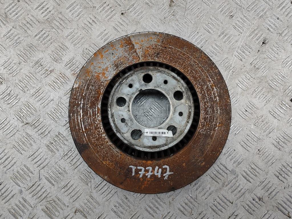 диск тормозной передний Volvo S80 1 поколение 1999, 2.0 л., бензин, МКПП, чёрный, седан - фото №1