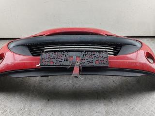 бампер передний Peugeot 206 2 поколение 2011, бензин, красный, хетчбэк 3 дв.