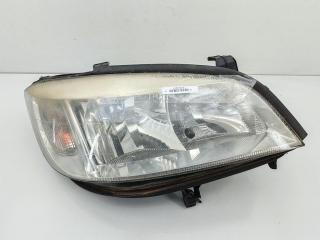 фара правая Opel Zafira 1 поколение (A) [рестайлинг] 2003, 2.2 л., дизель, МКПП, синий, минивэн, 89100055