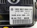 блок управления печки / климат-контроля Volkswagen Touran 1 поколение [2-й рестайлинг] 2010, 1.4 л., бензин, МКПП, серый, минивэн, 1K0907044DA - фото №3