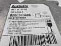 блок AirBag Renault Clio 3 поколение [рестайлинг] 2012, 1.2 л., бензин, МКПП, серый, универсал, 8200963406 - фото №3