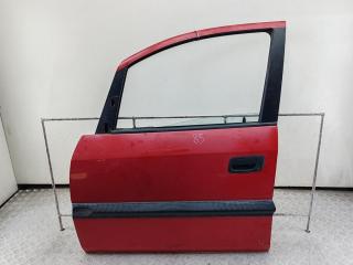 дверь сдвижная Opel Zafira 1 поколение (A) 2000, красный, минивэн