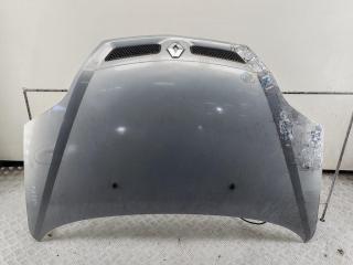 капот Renault Scenic 1 поколение [рестайлинг] 2002, 1.6 л., бензин, МКПП, серый, минивэн